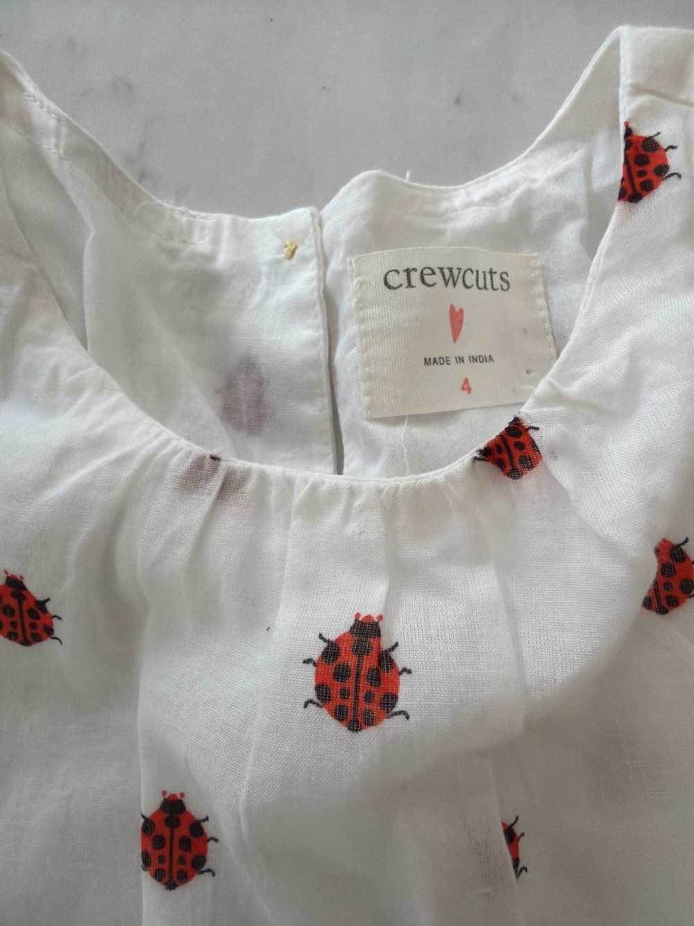 Crewcuts Ladybug Pattern Dress - Picture 3 of 4